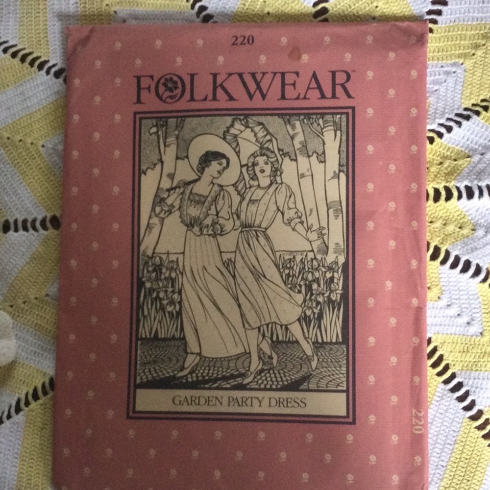 Folk Wear Garden Party Dress sewing pattern